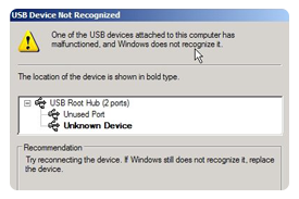 An external device is not working